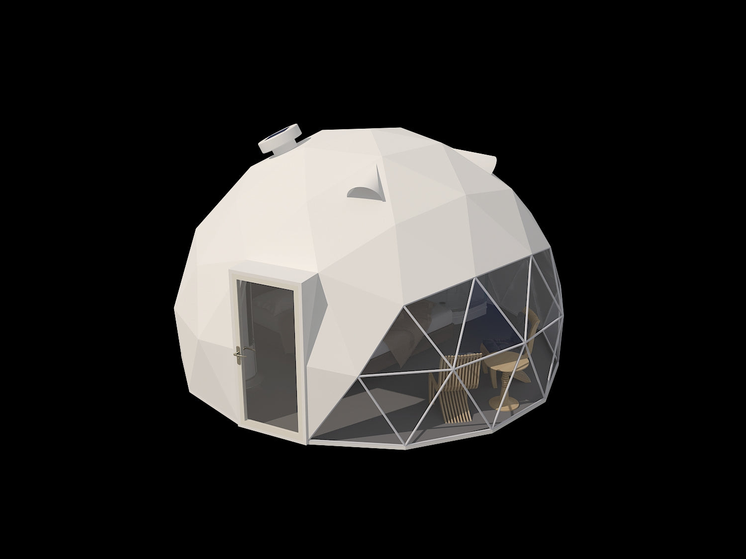 Premium Geodesic Dome Outdoor Glamping – Villa Novus LLC